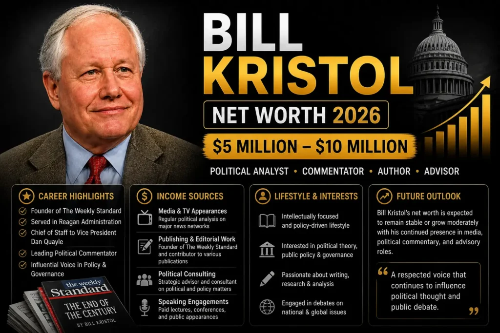 Bill Kristol Net Worth and lifestyle and assets
